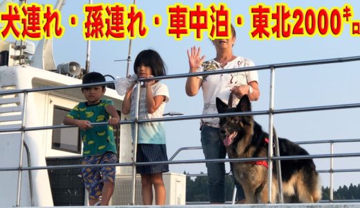 【犬連れ家族旅行記】車中泊！東北キャンピングカーの旅 2019 (六日目)