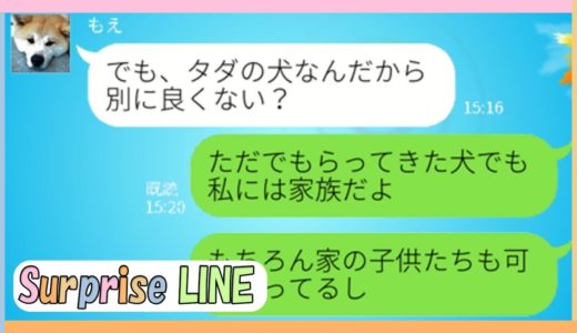 【LINE】うちの犬をくれくれ言うママ友を断り続けた結果諦めたと思ったら、、