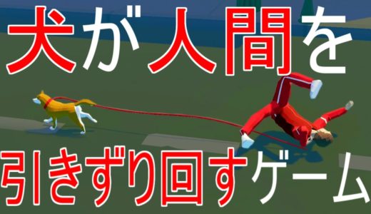 【PLAY DOG PLAY TAG】犬が人間を引きずり回すゲーム【単発実況企画】