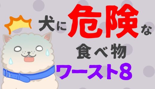 絶対ダメ！犬に食べさせてはいけない8つの危険な食べ物