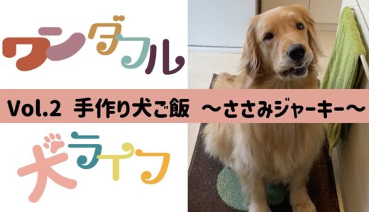 ワンダフル犬ライフ 〜Vol.2 手作り犬ご飯 ささみジャーキー〜