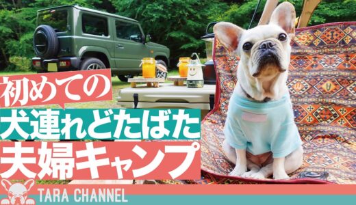 【初キャンプ】犬連れ夫婦キャンプは思っていた以上に楽しく疲れたw【フレンチブルドッグ】