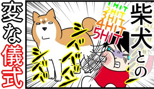 【犬まんが』柴犬と私だけの『変な儀式』