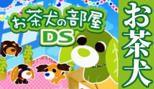 一生遊べる「お茶犬の部屋DS」という懐かしのゲーム