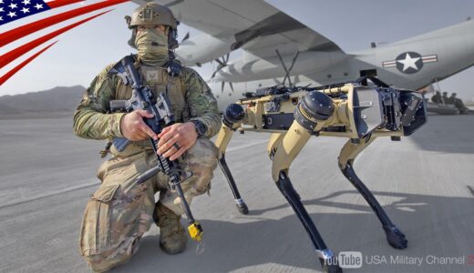 【最恐!!軍事ロボット犬】驚きの四足歩行兵器(AI搭載)アメリカ軍