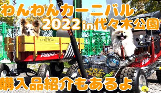 【犬イベント】2022🐶わんわんカーニバルin代々木公園🐶大量の購入品紹介もあるよ‼️【犬vlog】都内最大級