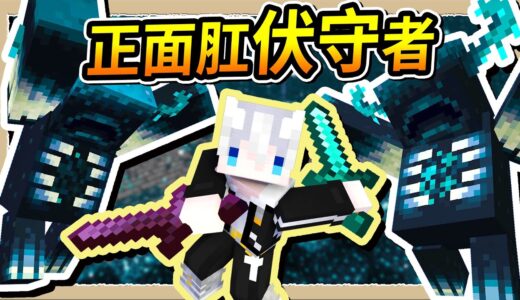 【Minecraft】跟伏守者正面對決💥超強神劍打十個😎｜三尾木木犬