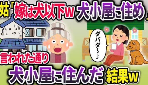 同居義母「お前はペット以下w犬小屋に住めw」→犬小屋を魔改造し、義実家より快適生活を送った結果w【2chスカッと】