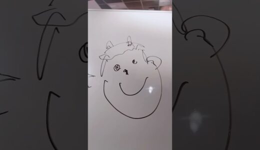 目隠ししながら莉犬くん描いてみたWWWWWWWW