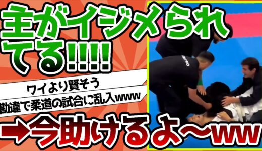 【2ch動物スレ】イッヌさん、飼い主がイジメられてると勘違いして柔道の試合に乱入