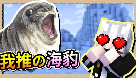 【Minecraft🐶狗與地下城】大量海豹出沒⚠️推他還會又彈又滾超可愛😍｜三尾木木犬