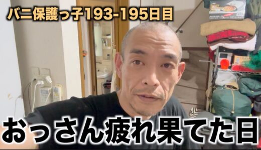 色々重なって疲れ果てたおっさん・・【バニ保護っ子193 195日目】